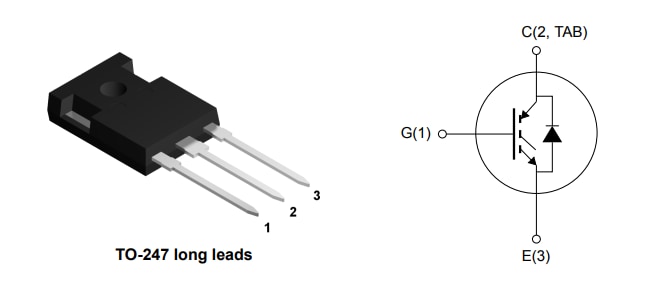 Application Circuit Diagram - STMicroelectronics STGWA30IH160DF2 1600V IH2 Series IGBT